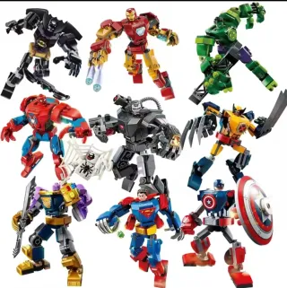 Muñecos tipo lego de Marvel completamente nuevos 