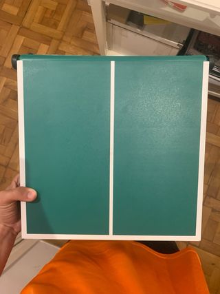 Mini mesa de ping pong plegable