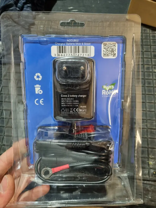 Caricabatteria 12V Moto AGM S.L.A