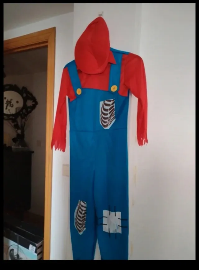 Disfraz niño talla 6. Mario bros. Lentes flotador