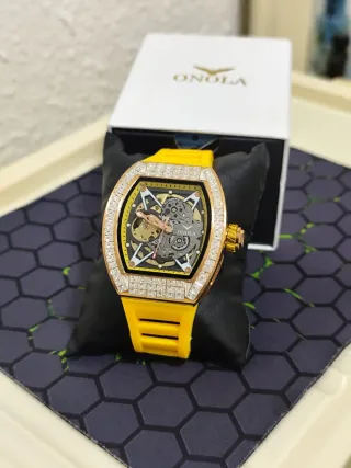 Reloj ONOLA Automático Dorado y Amarillo