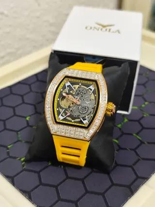 Reloj ONOLA Automático Dorado y Amarillo