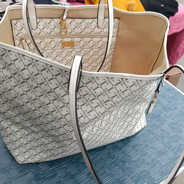 Borsa Ralph Lauren Beige e Bianca