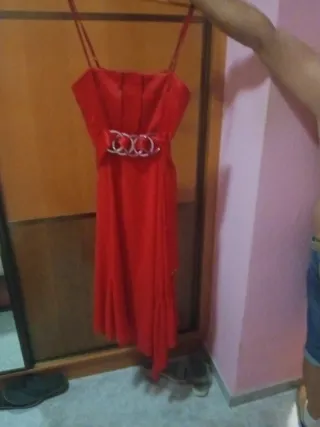Vestido Rojo Fiesta
