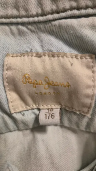 Camisa vaquera corta Pepe Jeans 16 años