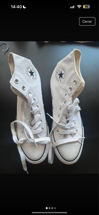 Zapatillas Converse Blancas nuevas 