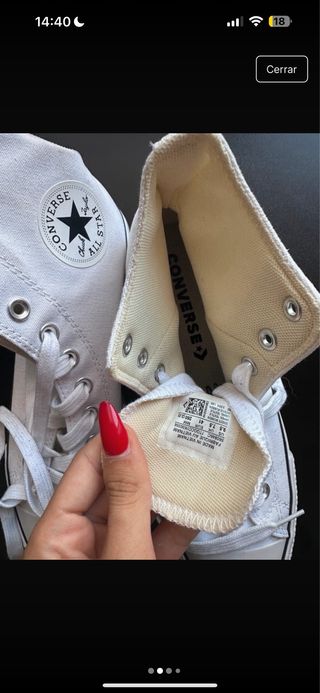 Zapatillas Converse Blancas nuevas 