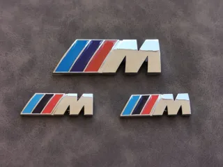 Bmw M Power Emblema Maletero mas 2 Logos Laterales