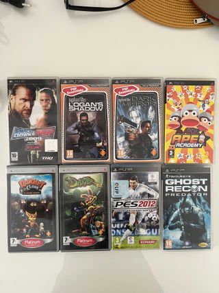 Sony PlayStation Portable Negra + Pack de Juegos