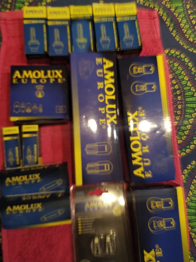 Lote bombillas amolux d2s w5w ambar h1  led w5w