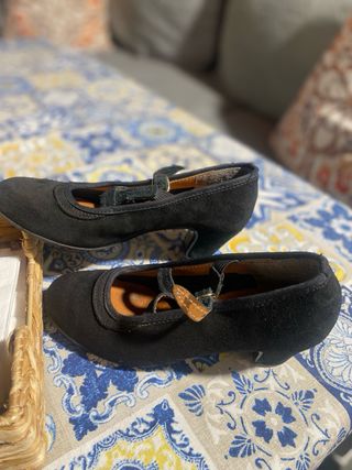 Zapatos para baile flamenco negros