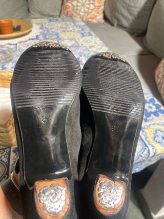 Zapatos para baile flamenco negros