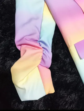 Blazer multicolor manga tres cuartos