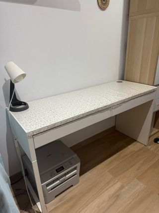 Escritorio Ikea Blanco Doble Cajón