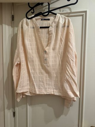 Camisa Zara manga larga
