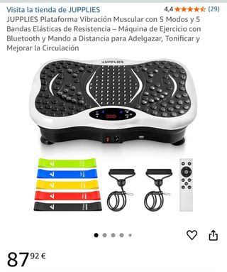 Plataforma Vibratoria JUPPLIES + Bandas.