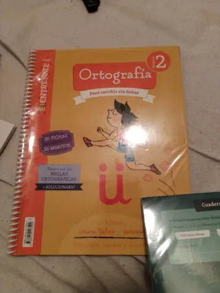 Cuaderno Ortografia Serie Entrenate 2 Primaria