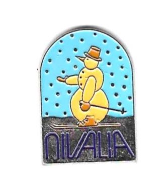 Pin Nivalia Muñeco Nieve Esquí