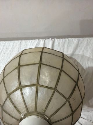 Lámpara colgante esférica de papel