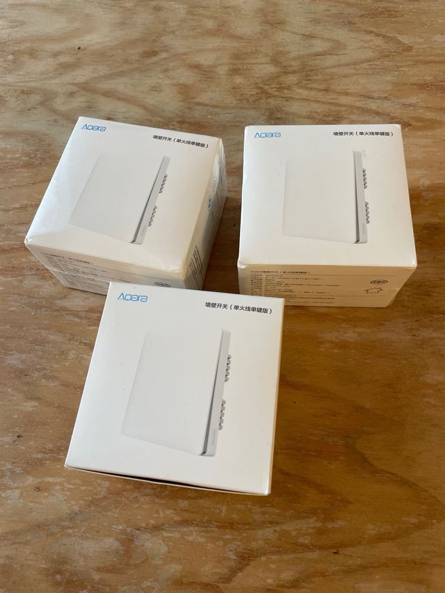 3 Interruptores Inteligentes Aqara Blanco