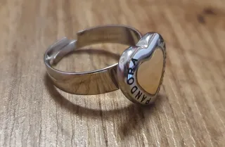 Anillo Pandora Corazón Ajustable