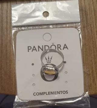 Anillo Pandora Corazón Ajustable