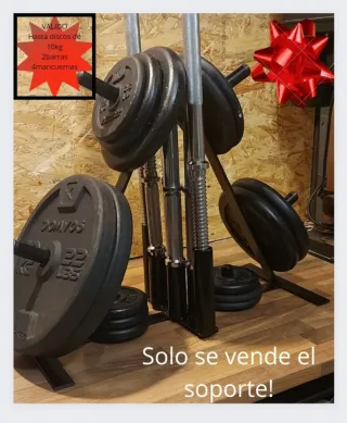 Soporte para discos de pesas