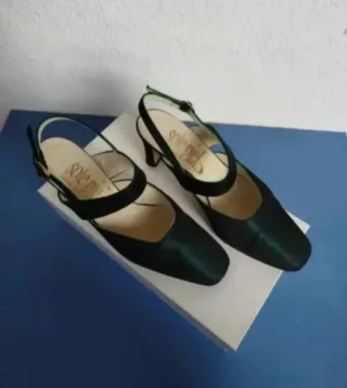 Zapatos Sole Piel Verdes 