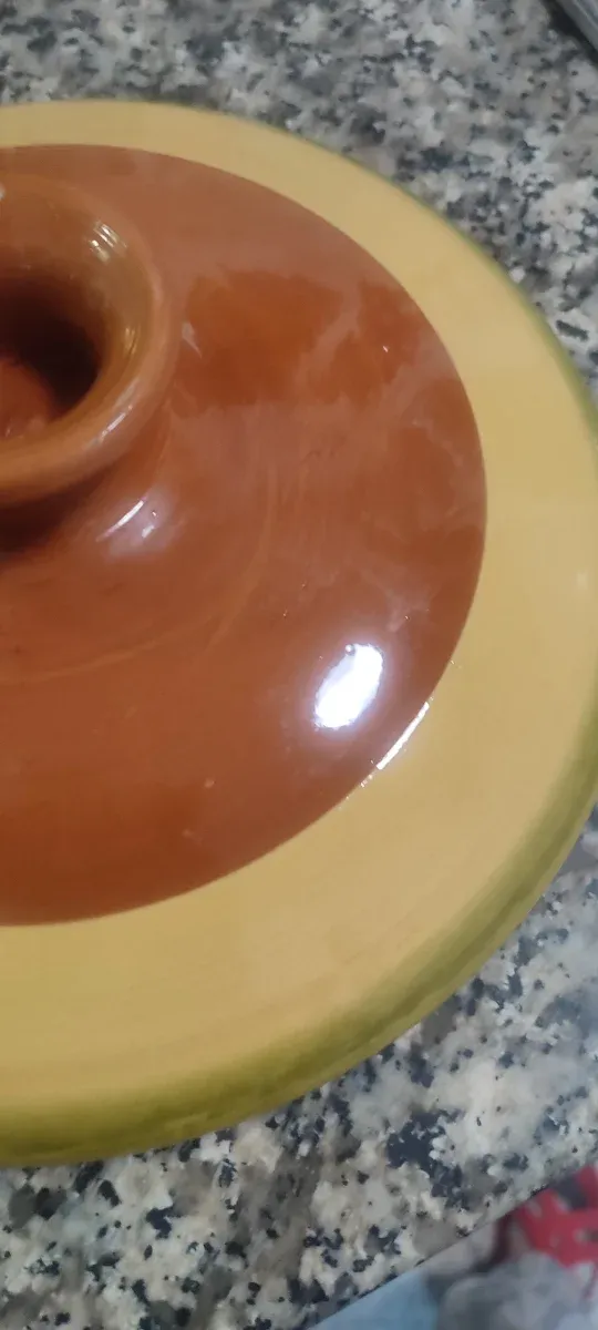 Plato cerámica para girar tortillas