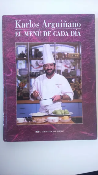 Libro de cocina de Karlos Arguiñano 