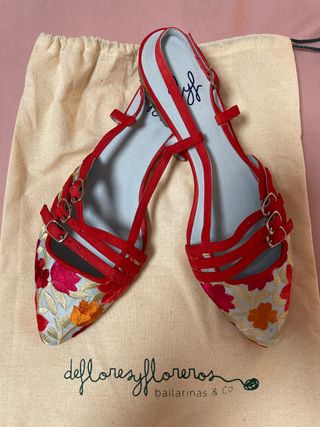 Zapatos de Flores y Floreros Mujer
