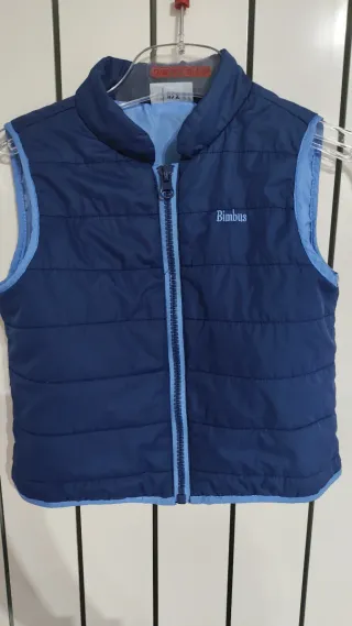 Gilet imbottito bimbo Bimbus blu