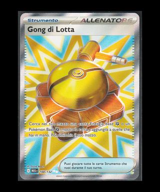 Carta Pokémon TCG "Gong di Lotta Full Art SR HOLO"