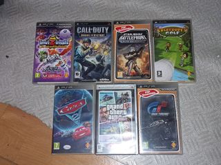 Lote 7 Juegos PSP: Invizimals, Call of Duty, Star 