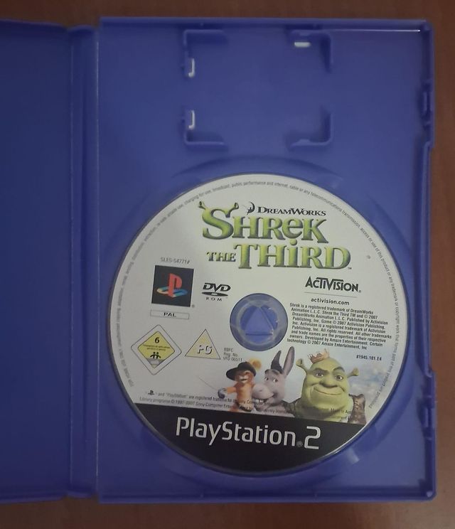 Shrek Tercero PS2 (PlayStation 2) PAL