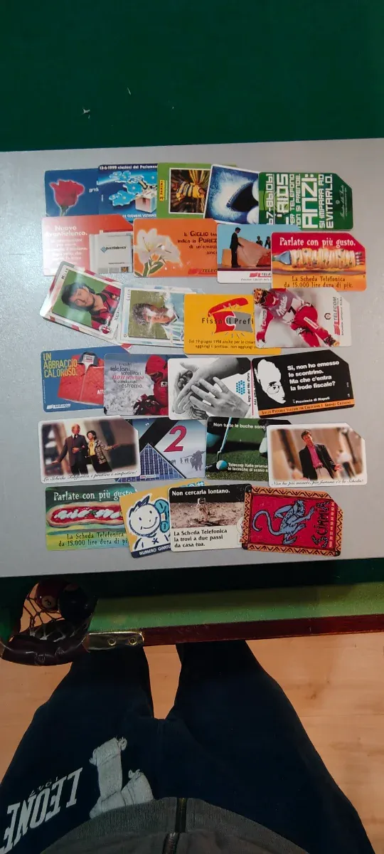 Schede telefoniche varie