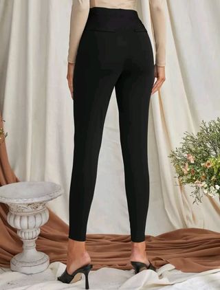 Leggings premamá negros talla M