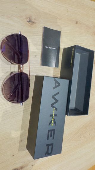 Gafas de sol polarizadas Hawkers doradas/moradas