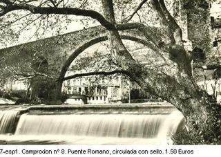 Postal Camprodon. Puente Romano. 7-esp1