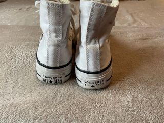 Converse altas blancas