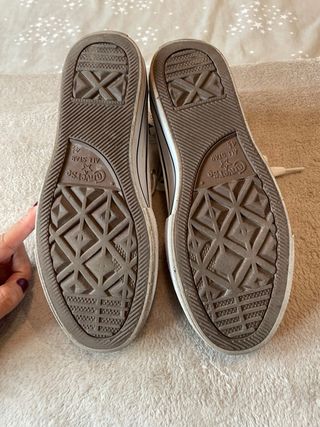 Converse altas blancas