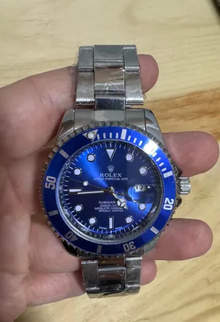 Reloj rolex Submariner Azul