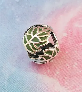 CHARM HOJAS PLATA NUEVO PARA PANDORA