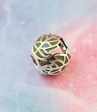 CHARM HOJAS PLATA NUEVO PARA PANDORA