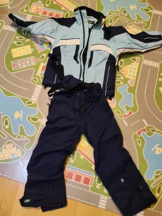 Conjunto Ropa Esquí Infantil Azul