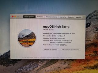 MacBook Pro 15, inizio 2011, i7