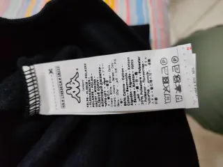 Felpa Kappa Nera Zip Uomo