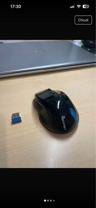 Mouse Wireless Tecknet Nero