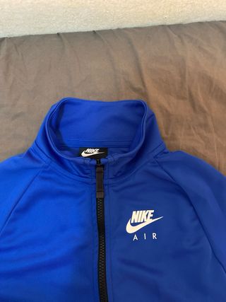 Chaqueta Nike Air Azul y Blanca