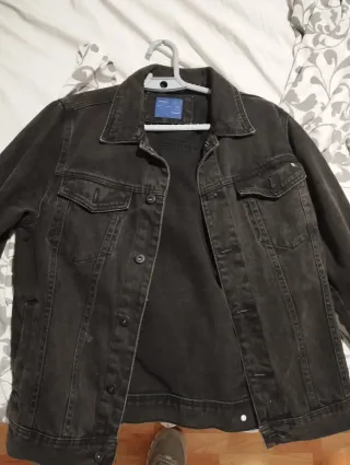 Chaqueta vaquera negra